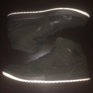 Air Jordan 1 Mid Suit and Sneakers Size 12.5